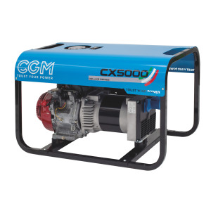 CX5000 elverk bensin front