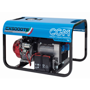 CX5000TE elverk bensin front