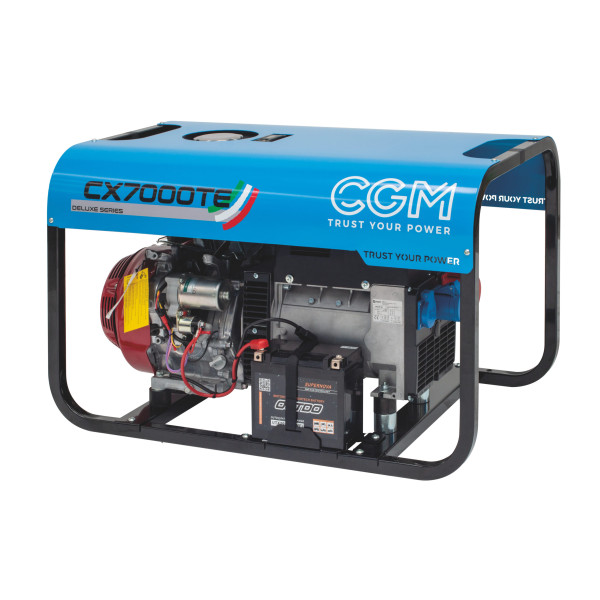 CGM CX7000TE 1/3-FAS 7 kVA Elverk Elstart
