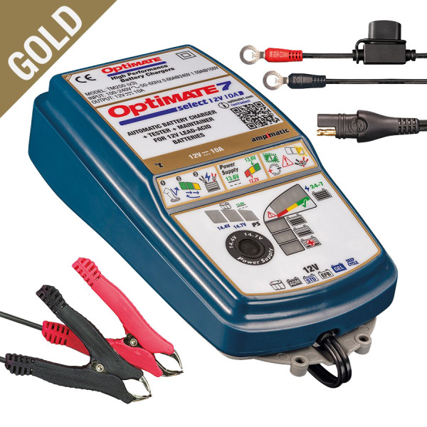 TECMATE OPTIMATE 7 SELECT, 9 STEG 12v 10A